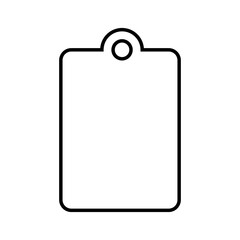 Cutting Board icon vector. Kitchen illustration sign. Food symbol or logo.