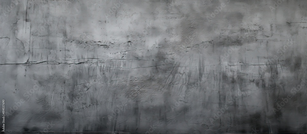 Poster a closeup image of a textured grey wall with distinctive dark edges in need of copy space