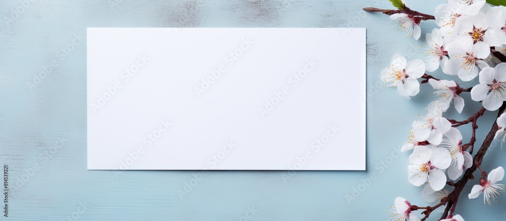 Aufkleber Top view copy space image of a handmade women s New Year s greeting card with a background perfect for recording your message