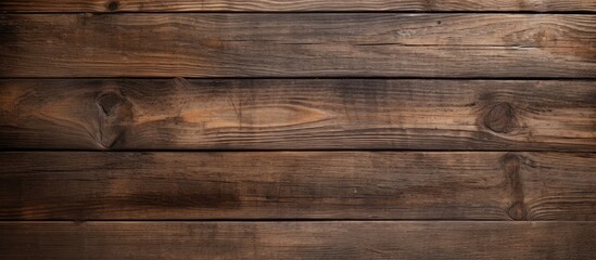 Naklejka premium A weathered wooden background with an old brown texture offering copy space for images