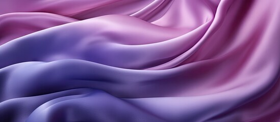 Obraz premium Silk fabric with ripples captured in a closeup shot providing room for copy or text