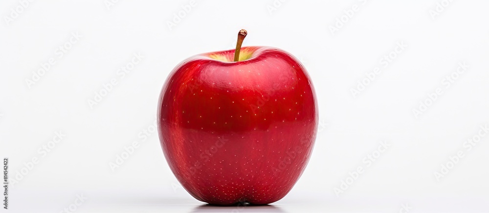 Aufkleber An isolated red apple with a white background ready for copy space image