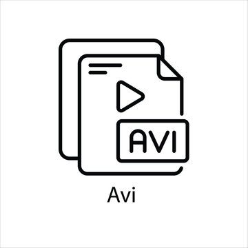 Avi Vector icon