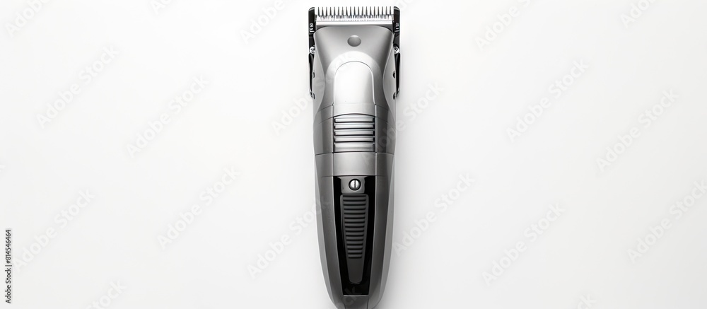 Aufkleber top view of a professional hair clipper isolated on a white background it comes with various sized n