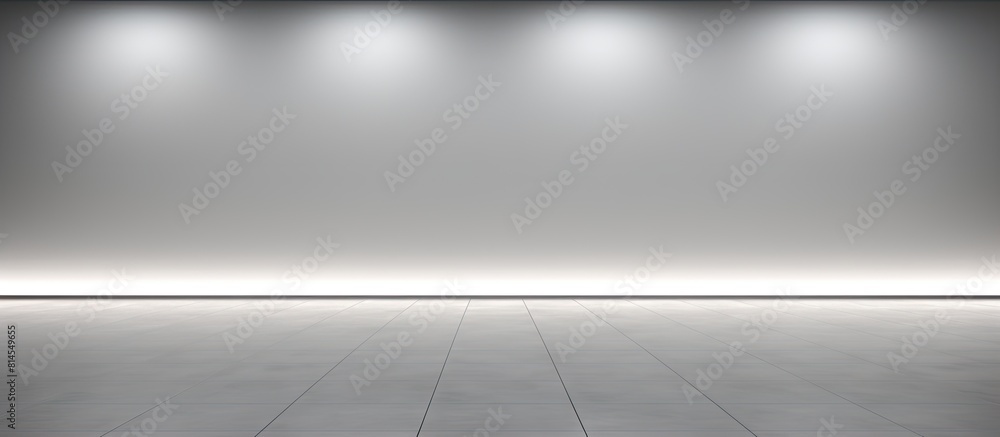 Poster spacious gray room with ample copy space image
