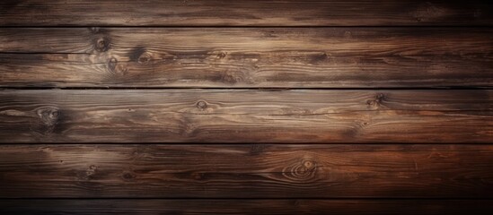 Naklejka premium Concept of old wooden planks on a table or floor providing a vintage copy space image