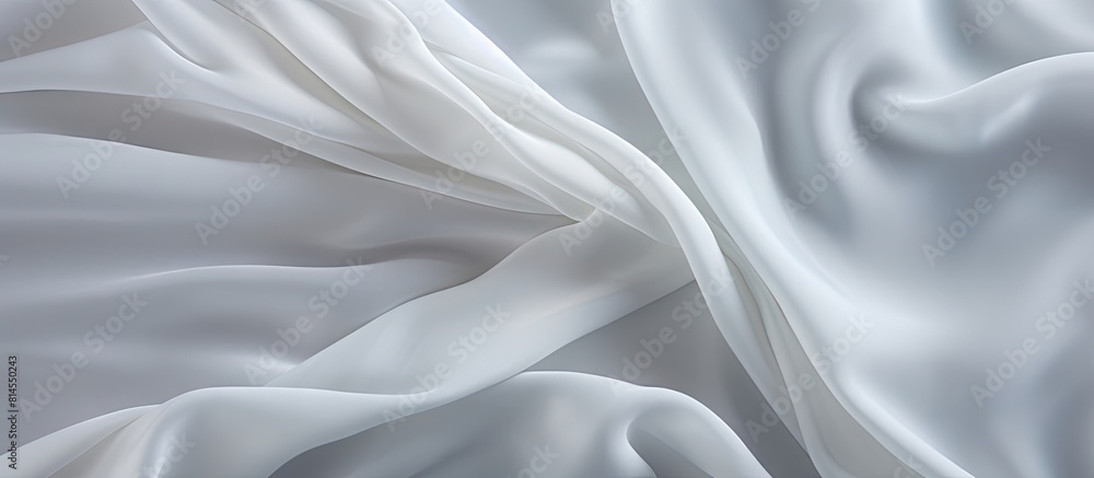 Poster a white textile background that provides ample copy space for images