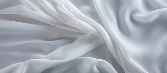 Obraz premium A white textile background that provides ample copy space for images