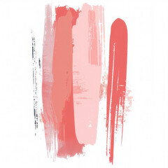Makeup strokes, Beauty and cosmetic nude brush stains background. smear make up lines collection, Set of lipstick swatches, texture isolated on white. paint line texture.