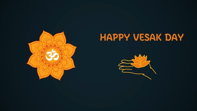 Vesak Day Buddha Wisdom and Peace Celebration Title Pack