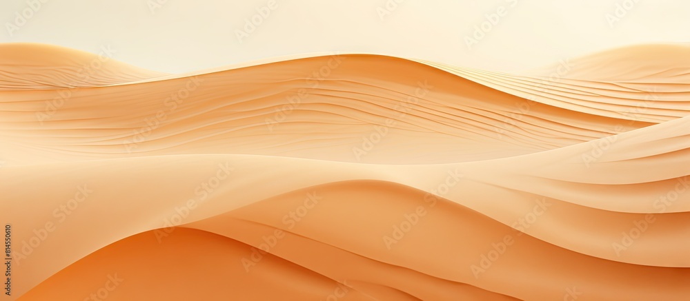 Poster Abstract background with a textured wave pattern on a sandy beach perfect for copy space image