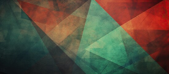 Vintage style background with a combination of red and green colors suitable for copy space image