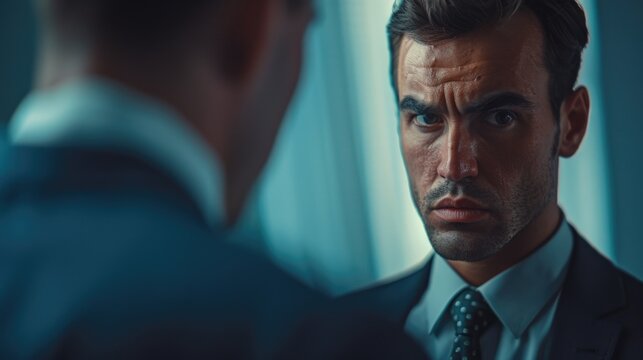 A professional encounter between two businessmen. Suitable for business concepts