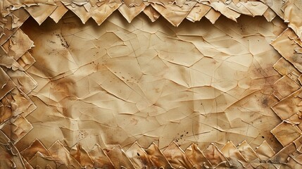 Triangles of different sizes forming a frame around a central blank space for symbol or text.