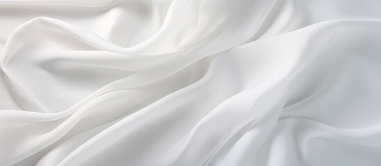 Fototapeta premium A white textile background that provides ample copy space for images