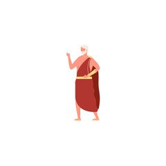 set of elemental Roman poses set