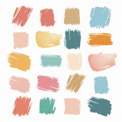 Product with vibrant brush strokes on a white background
