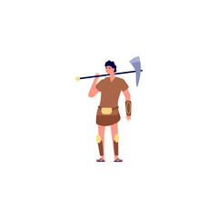 set of elemental Roman poses set