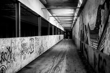 Boys In The Graffiti Tunnel