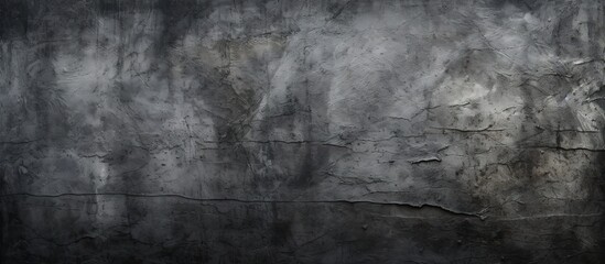 Obraz premium A menacing wall coated in scratches with a dark and ominous appearance featuring a grungy cement texture as a copy space image