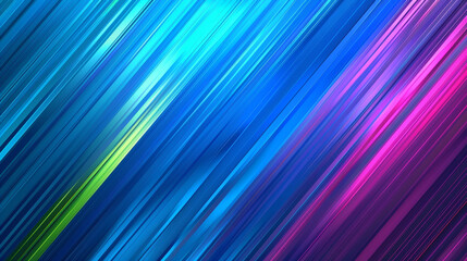 A blue and green striped background with a pink stripe
