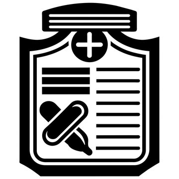 recommend clip art: medical prescription silhouette