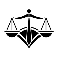 illustration of a scales of justice