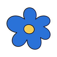 Flower Cartoon icon.