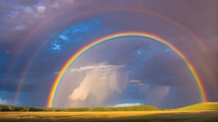 Obraz premium rainbow in the sky