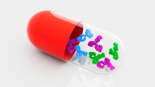 Antibody drugs, conceptual illustration
