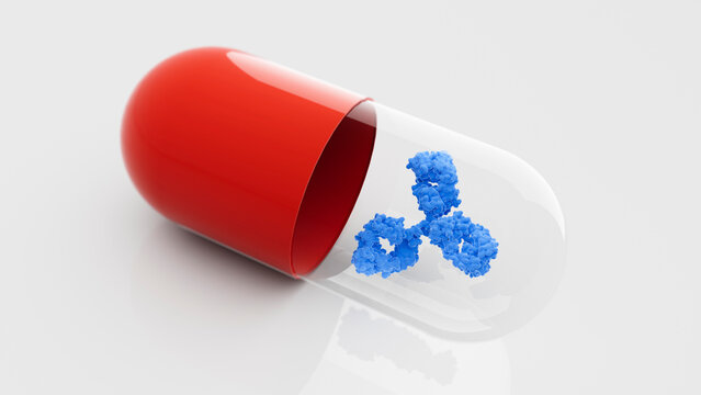 Therapeutic antibody, illustration