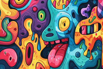 Obraz premium abstract illustration background wallpaper