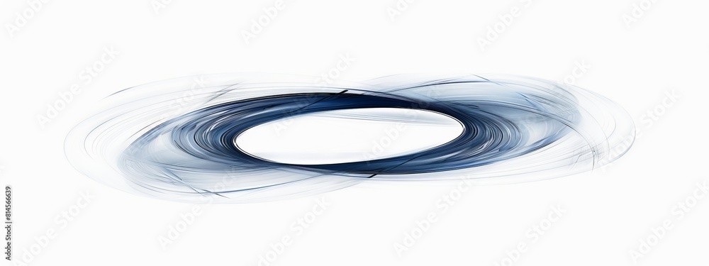 Poster an oval shape framing a blank space in the center of the page. for symbol or text.