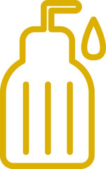 Obraz premium moisturiser bottle icon 