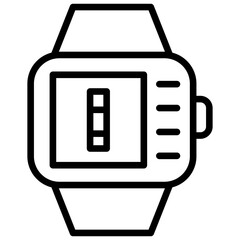 Dive Monitor Outline Icon