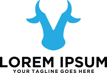 Cow letter V logo idea