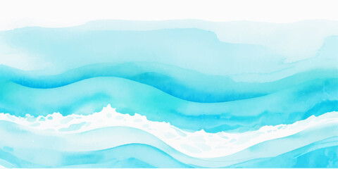 abstract soft blue and white abstract water color ocean wave texture background. Banner Graphic Resource as background for ocean wave and water wave abstract graphics	