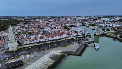 drone photo La Rochelle France Europe