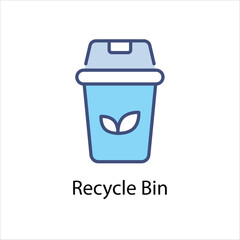 Recycle Bin Vector icon