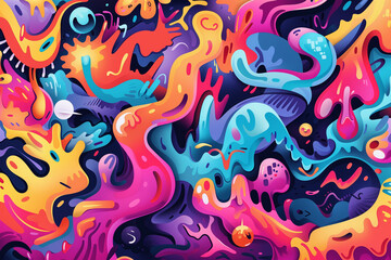 Obraz premium abstract illustration background wallpaper
