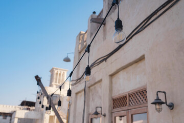 Old historic district in Dubai.