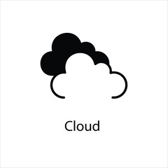Cloud Vector icon 