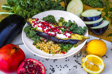 Eggplant Meal - Healthy Food, Vegan