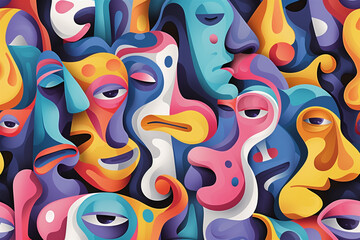 Obraz premium abstract illustration background wallpaper