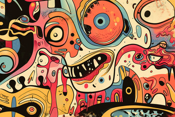 Obraz premium abstract illustration background wallpaper