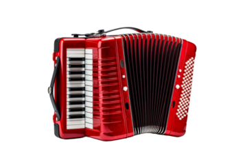 The Melodic Red Companion. On a White or Clear Surface PNG Transparent Background.