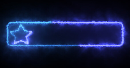 Cool animated fancy lower third with neon moving colors. Cool-designed blue and purple colored lower third. Suitable for greetings, celebrations, festivals, titles, TV news, and news channels.