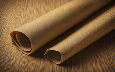 Bamboo fabric stretched out, highlighting its smooth texture and sustainable quality