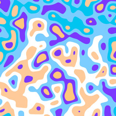 COLORFUL TEMPLATE ABSTRACT PAPER CUT PATTERN DESIGN FLAT PASTEL COLOR FOR WALLPAPER BACKGROUND ELEMENT VECTOR 