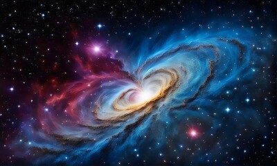 Colorful space galaxy cloud nebula. space background with bright Starry night sky. Supernova background wallpaper. Universe science, astronomy, cosmos, nebula abstract